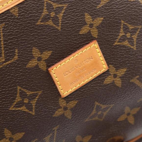 LOUIS VUITTON Brown Monogram Leather Shoulder Bag - Picture 4 of 9